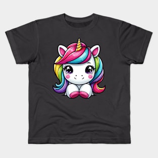 Unicorn S01 D02 Kids T-Shirt